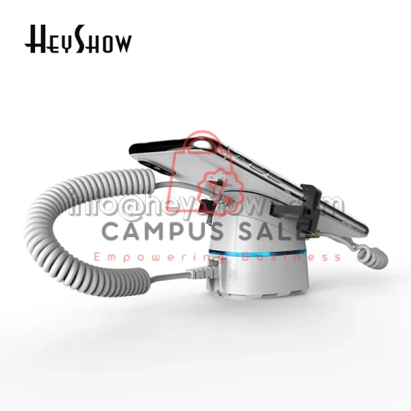 Mobile Phone Security Display Stand Charging Iphone Burglar Alarm System Anti-Theft Holder For Cellphone Exhibition With Claw