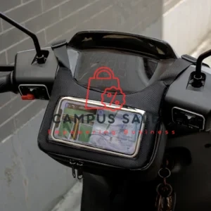 1PCS Motorcycle Scooter Handlebar Tunnel Front Storage Bag Phone Navigation Pocket Suitable for Outdoor Activities