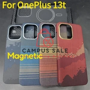 Case For OnePlus 13T Carbon Fiber Cases Mobile Phone Cover Shockproof Phone Covers Aramid Fiber For OnePlus 13t Case