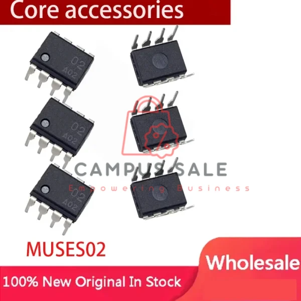 2pcs MUSES02 OPAMP AUDIO 11MHZ 8DIP best quality.