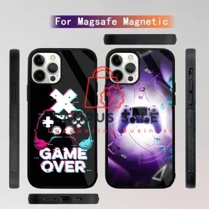 Play Station P-PS4 Game Phone Case For iPhone 15,14,13,12,11,Plus,Pro,Max Mini Magsafe Magnetic Wireless Charging