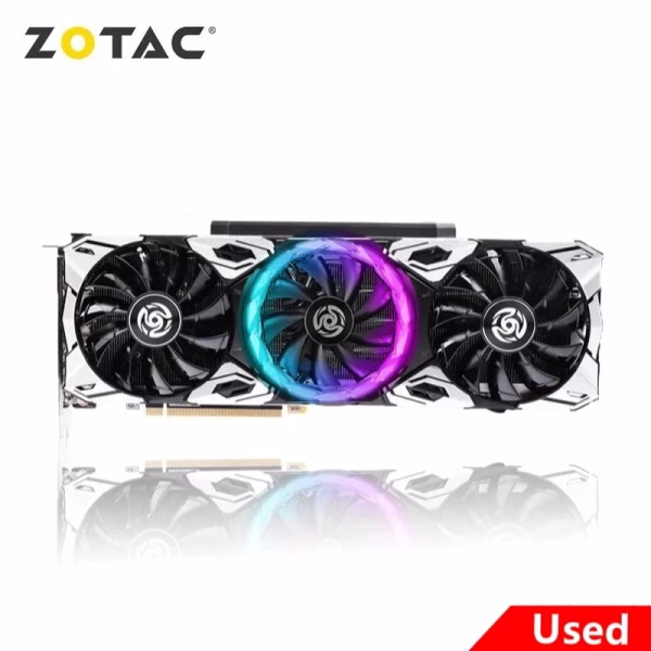 2024 Used ZOTAC GeForce RTX 3070-8GD6 X-GAMING Video Cards RTX 3070 8GB GDDR6 256bit GPU Graphic Card - Image 2