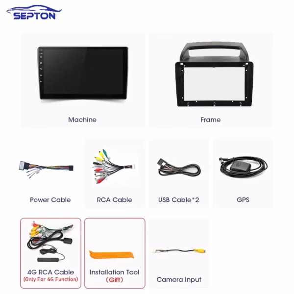 SEPTON Car Radio Stereo for KIA Carnival Android All-in-one VQ 2006 - 2014 WIFI BT IPS Android Auto Car Audio System in House - Image 6