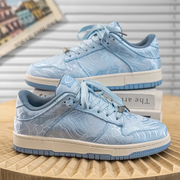 2025 New High-quality Men's and Women's Casual Sports Shoes Fashionable and Versatile Brand Designer Leather Shoes Plus Size44 - Image 2