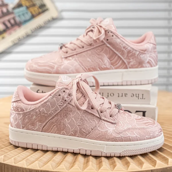 2025 New High-quality Men's and Women's Casual Sports Shoes Fashionable and Versatile Brand Designer Leather Shoes Plus Size44 - Image 3