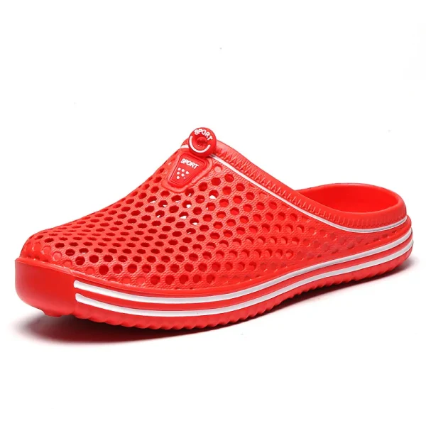 2024Mens Slippers Beach Shoes Unisex Hollow Outdoor Casual Men Beach Sandal Flip Flops Shoes Non-slip Size 36-45 Mens Slippers - Image 6