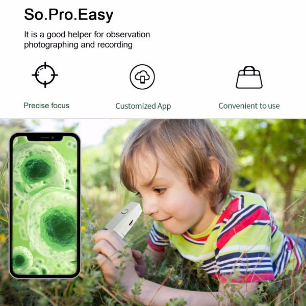 Digital Microscope HD 1080P LED USB WiFi Microscope Mobile Phone Microscope Camera for Smartphone PCB Inspection Tools - Image 6