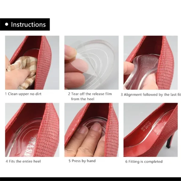 1~6cm Height Increase Insoles Half Cushion Invisible Elevator Shoes Cushion Sneakers Heel Lifting Insert Heighten Unisex Summer - Image 6