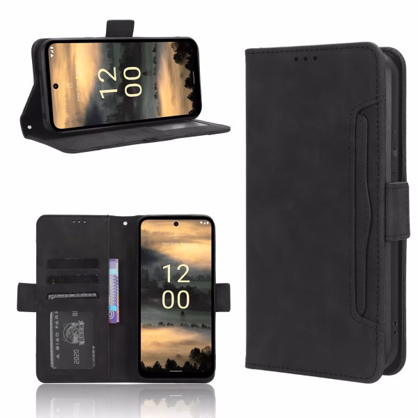 Flip Leather Separate Type Many Card Slot Wallet Magnetic Skin Phone Case Cover for Nokia XR21 TA-1486 X30 XR20 X20 X10 X7 X7-00 - Image 4