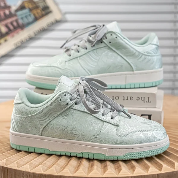 2025 New High-quality Men's and Women's Casual Sports Shoes Fashionable and Versatile Brand Designer Leather Shoes Plus Size44 - Image 4